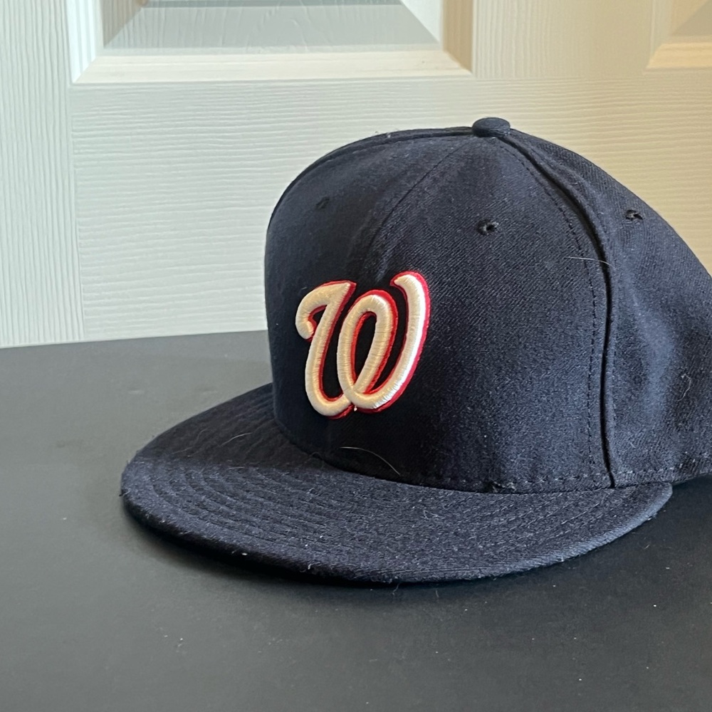 Washington Nationals Navy Baseball Cap. 7 3/4. Used